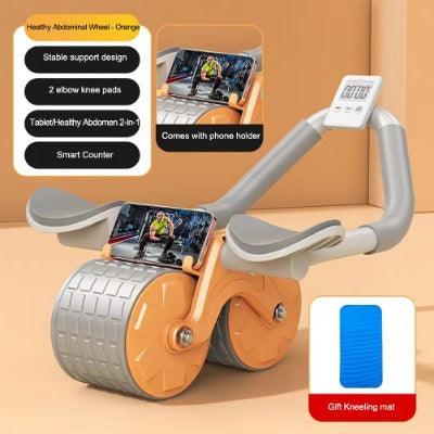 abs roller with elbow support