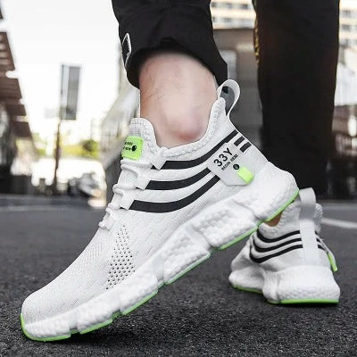 Men Breathable Running Cushion Shoes 